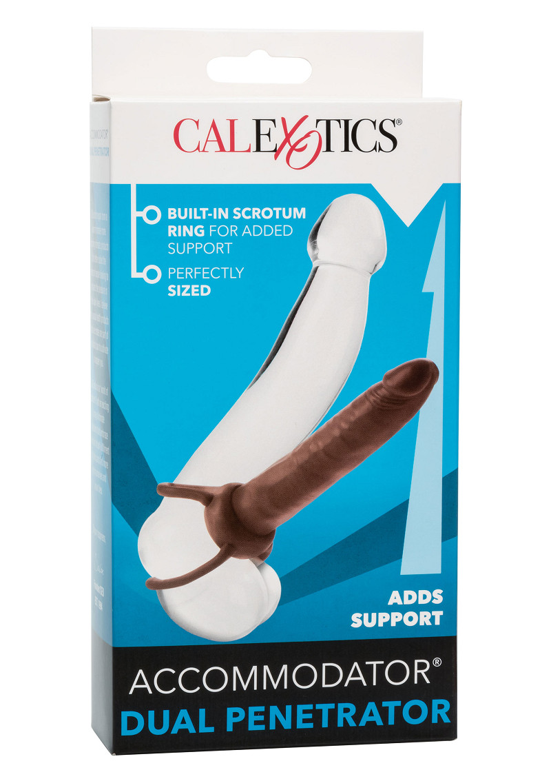 Dildo pelle scura Doppio Penetratore