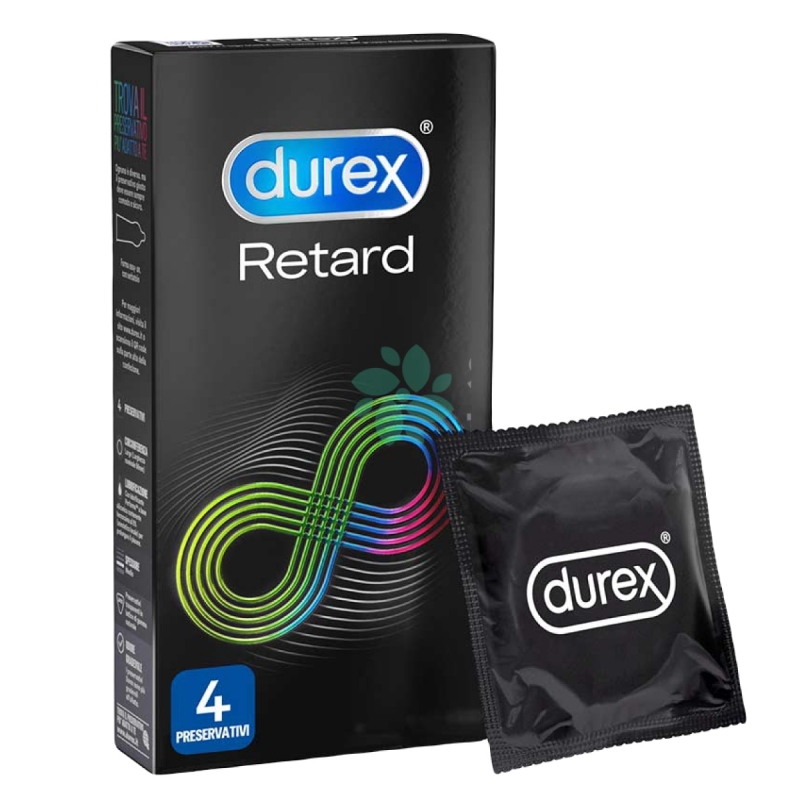 Preservativi ritardanti DUREX RETARD 4 pz - 56 mm