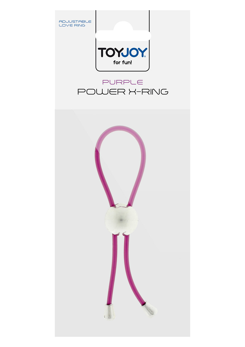 Anello fallico Power X Ring regolabile viola