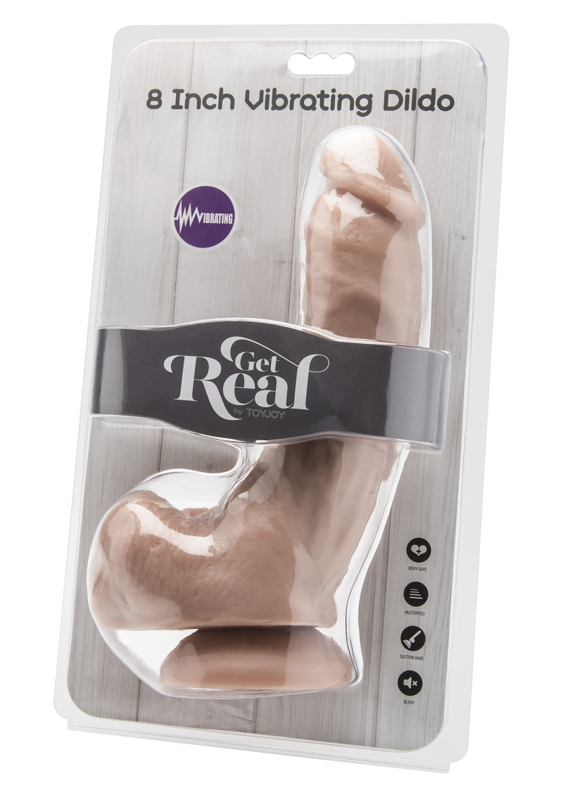 Dildo Vibrante ToyJoy Get Real Vibrating 20,5 cm Dildo 